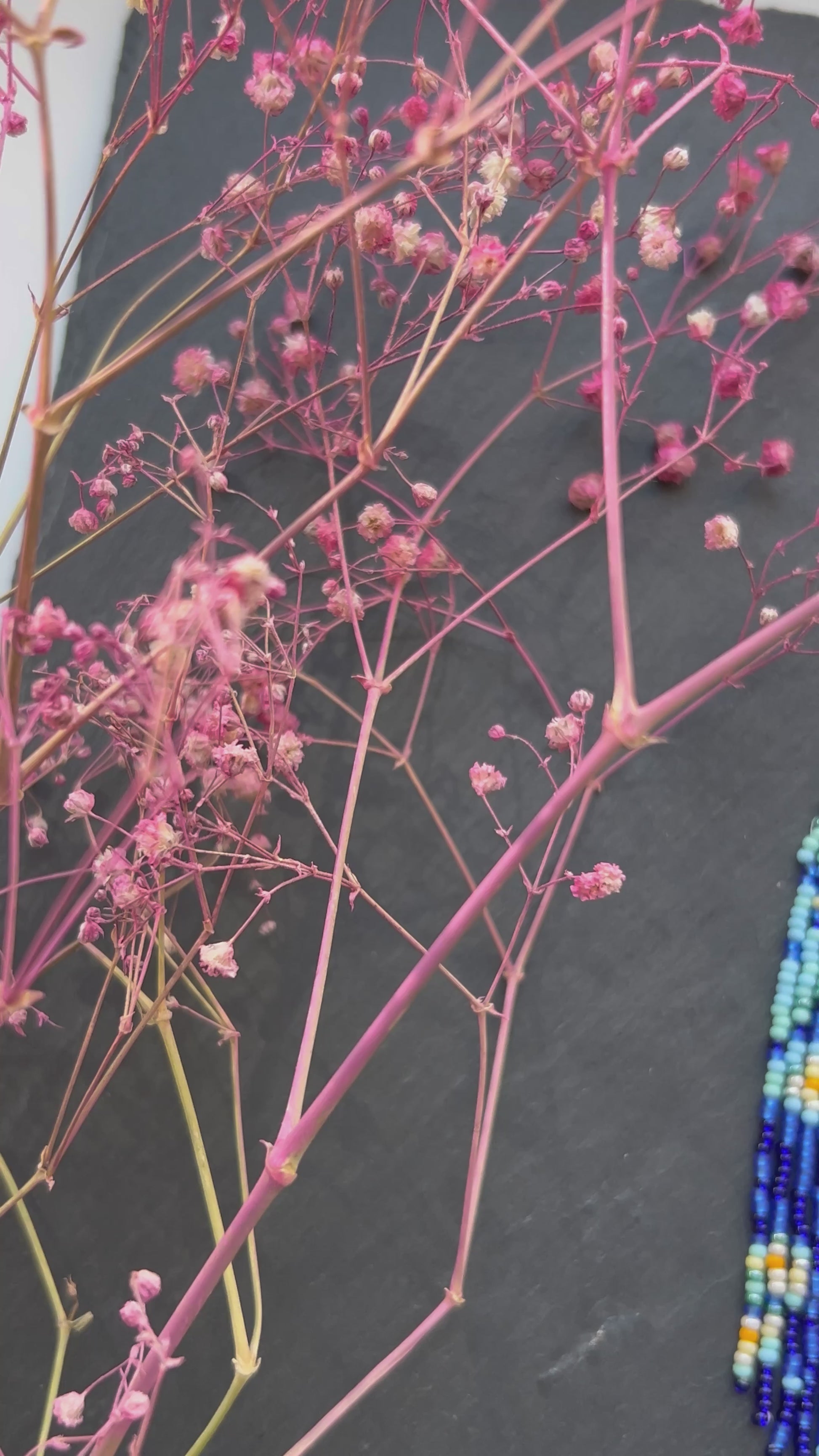 Long handmade “Starry Night” earrings with blue, yellow, and turquoise beads. Unique Boho statement jewelry inspired by Van Gogh, perfect for creative and artistic style video 1